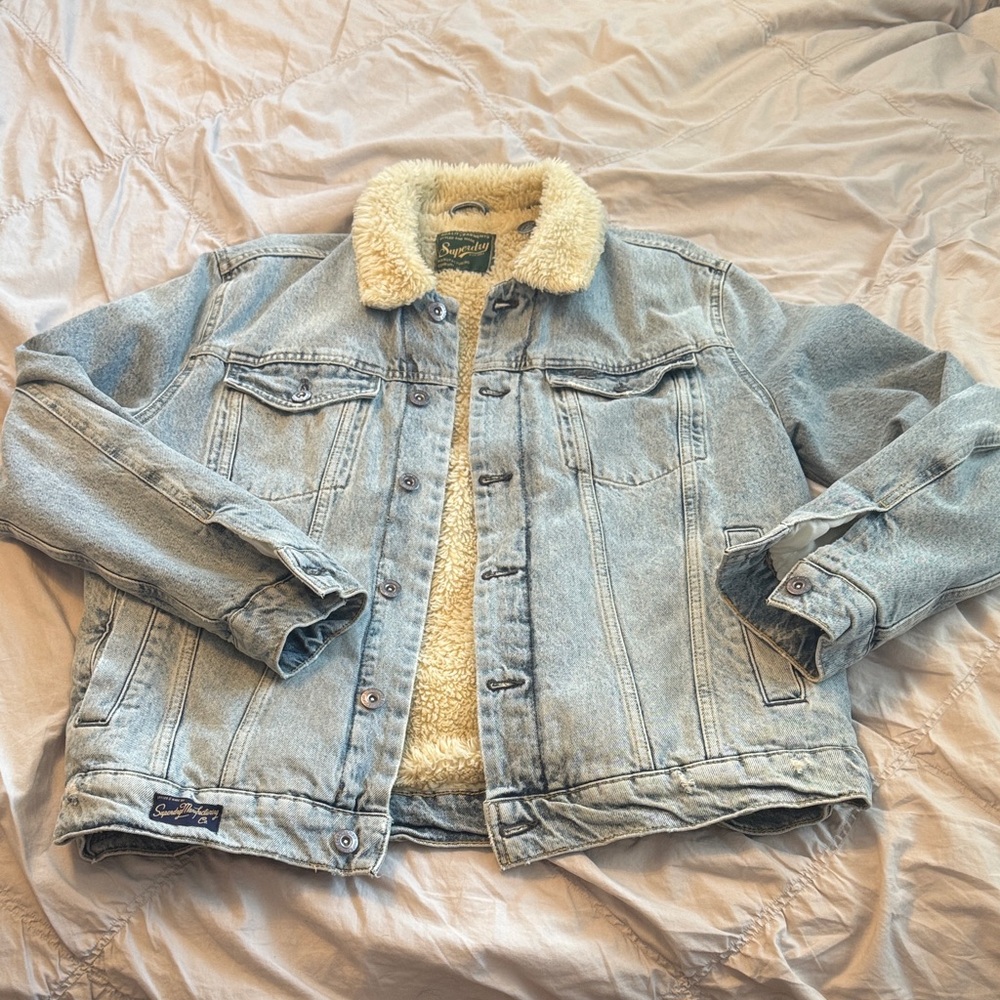 Superdry Cream Sherpa Jacket